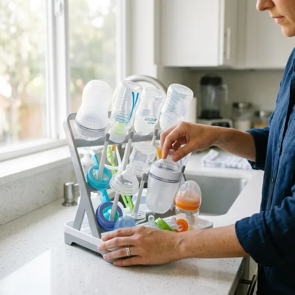 Welk afdruiprek babyfles past bij je routine