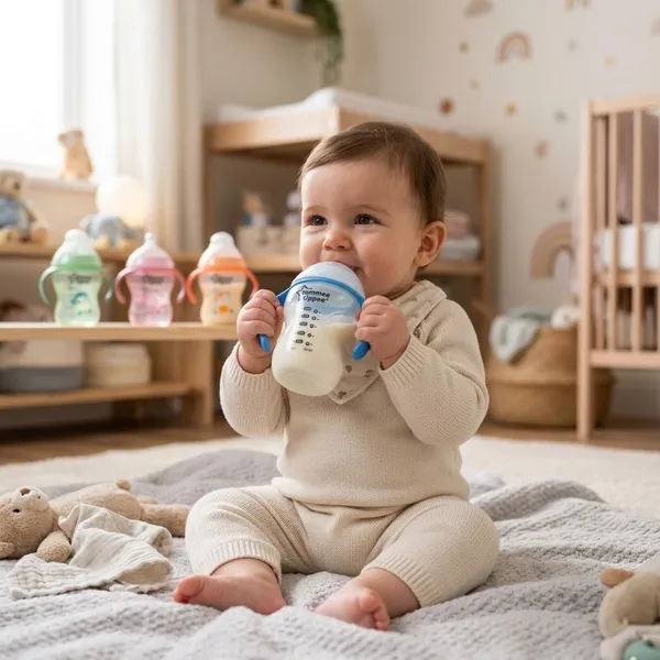 Hoe laat je je baby wennen aan de fles