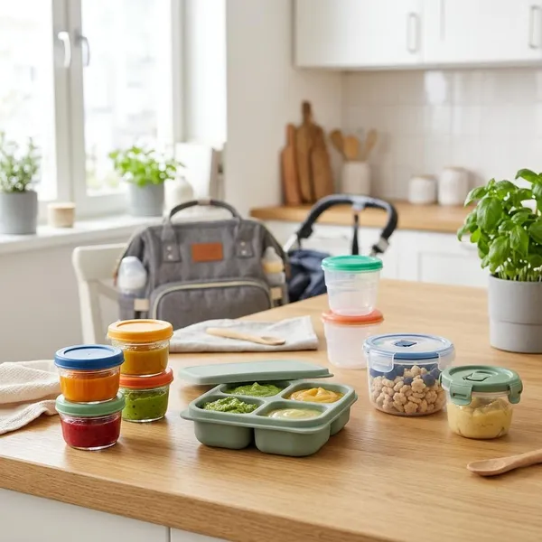 Babyvoeding doseerbakjes gebruiken