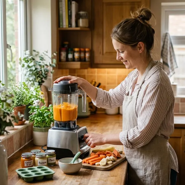 babyvoeding maken met blender