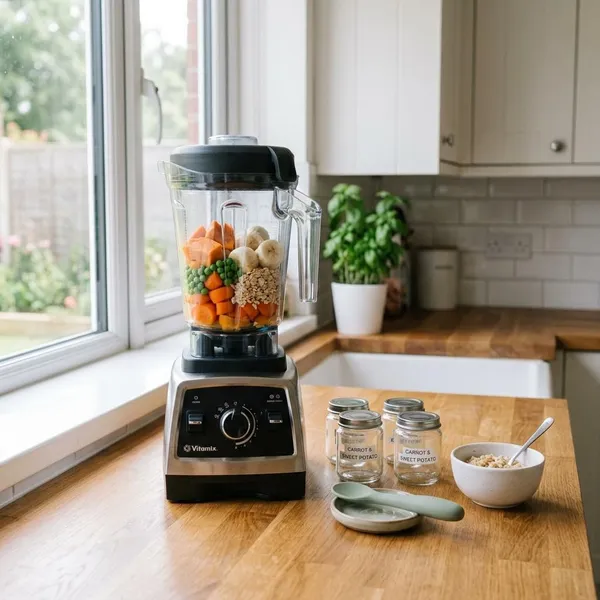 Babyvoeding met een blender maken