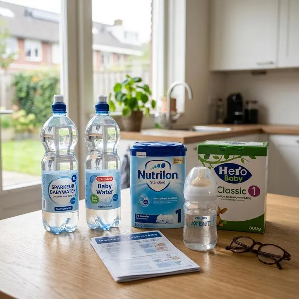Babyvoeding veilig bereiden met water