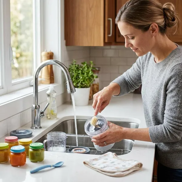 Blender voor babyvoeding gebruiken