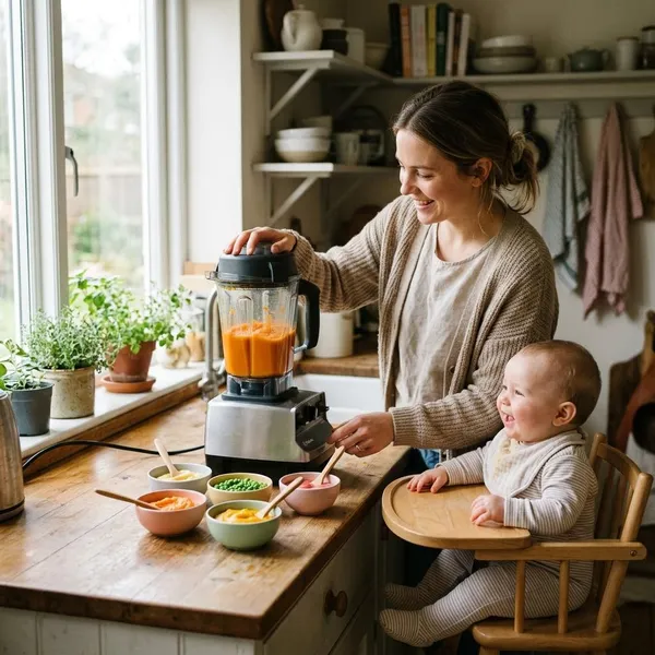 Blender voor babyvoeding schoonmaken