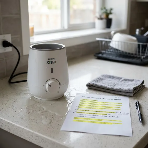 Lekkage bij een Difrax flesverwarmer voorkomen