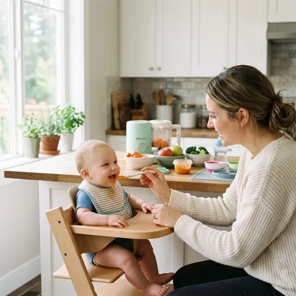 Hoe pureer je babyvoeding in het kort