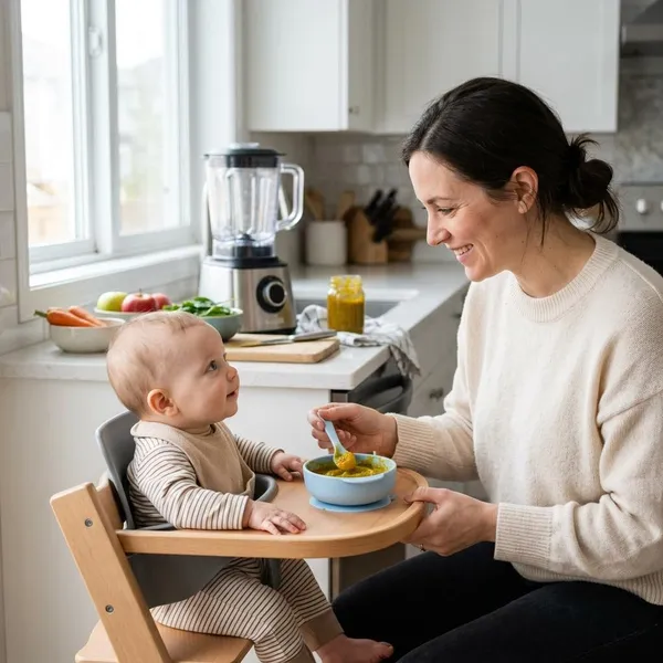 Gepureerde babyvoeding veilig bewaren