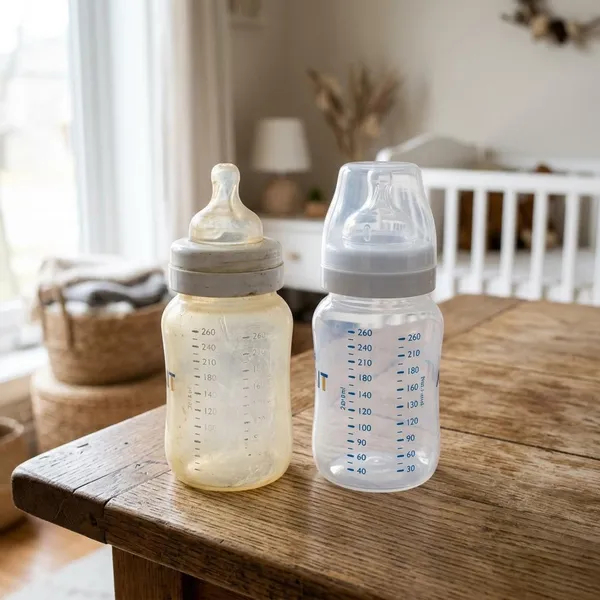 Wanneer een babyfles meteen weg moet