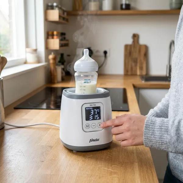Hoe werkt een Alecto flessenwarmer