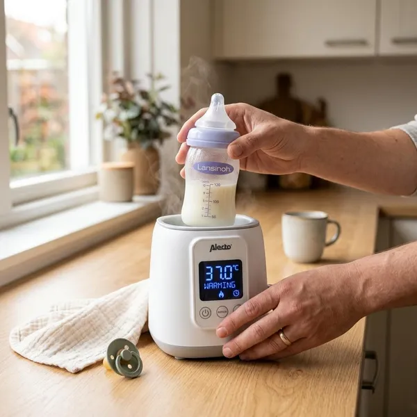 Je Alecto flessenwarmer instellen