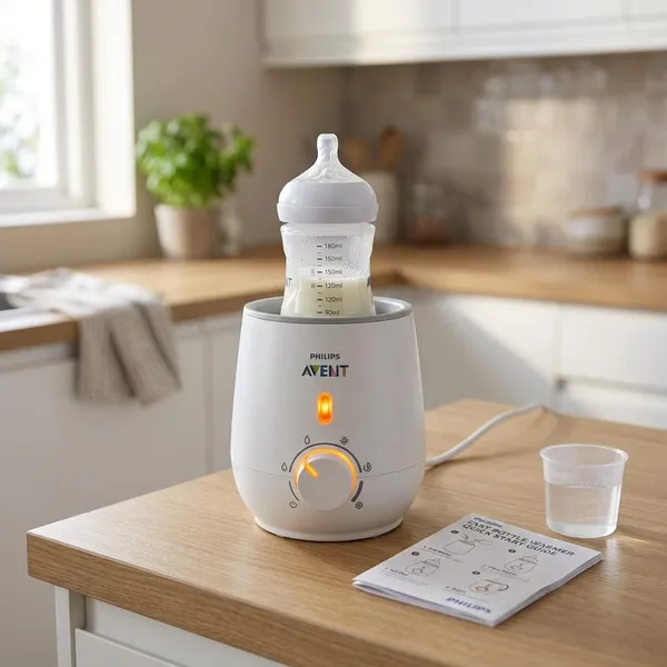 hoe werkt flessenwarmer Avent