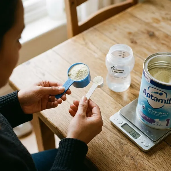 Hoeveel gram is een maatschepje babyvoeding