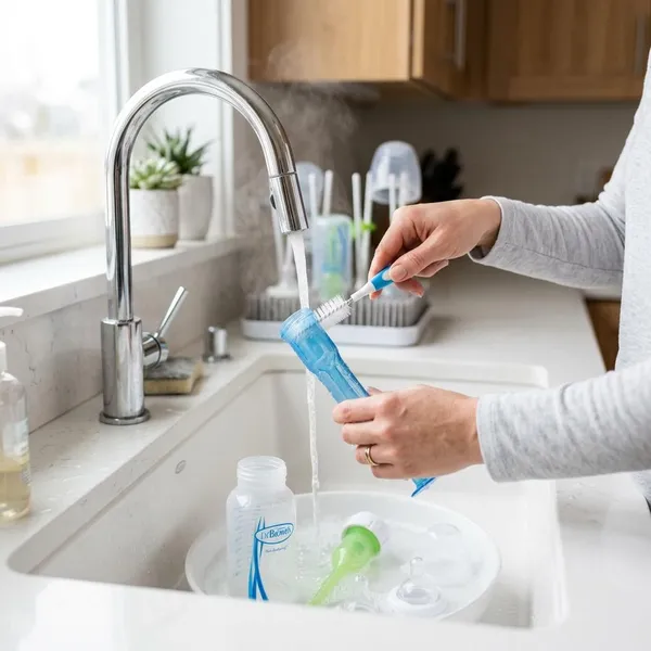 Hoe vaak je Dr Brown bottles steriliseert