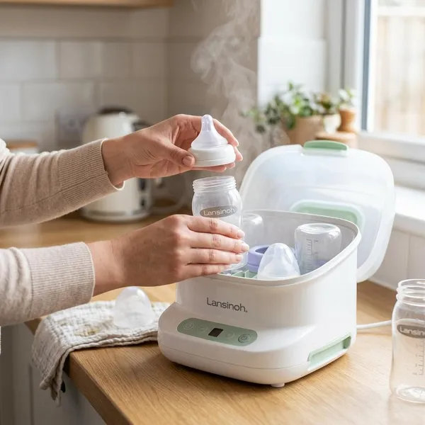 how to sterilise lansinoh bottles