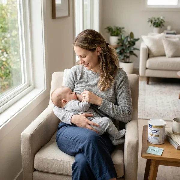 Wanneer koemelkvrije babyvoeding nodig kan zijn