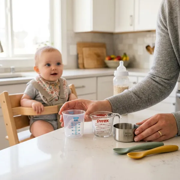 Waar let je op bij een maatbeker babyvoeding