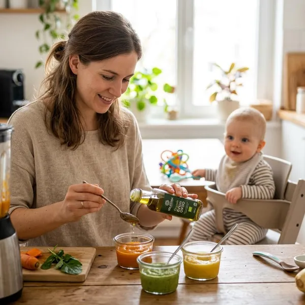 olijfolie door babyvoeding