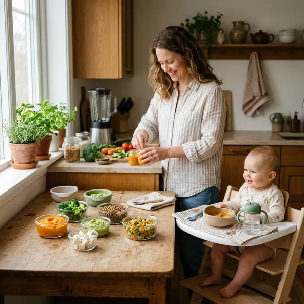 Zo stel je vegetarische babyhapjes samen