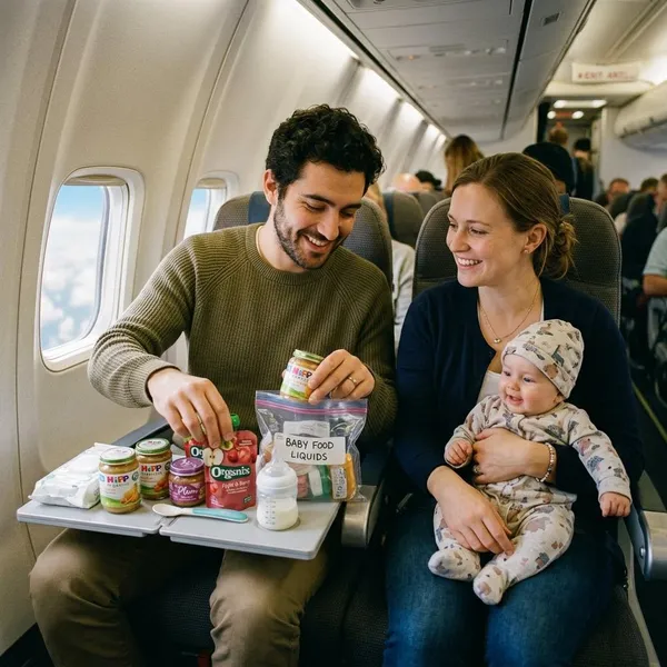 Babyvoeding slim inpakken voor het vliegtuig