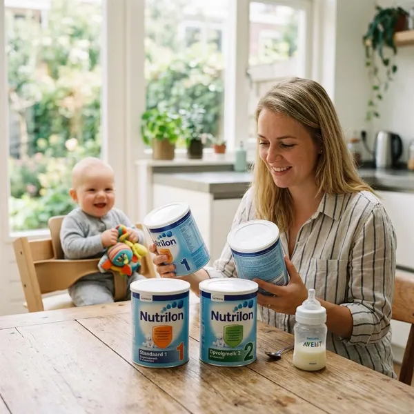 wat is het verschil tussen babyvoeding 1 en 2