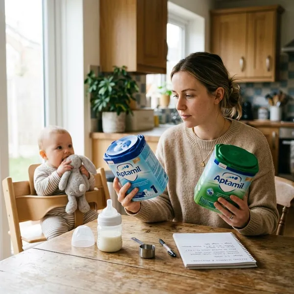 Verschil tussen babyvoeding 1 en 2