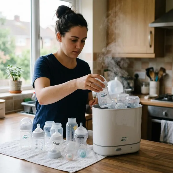 Waarom babyflessen steriliseren in het begin belangrijk is